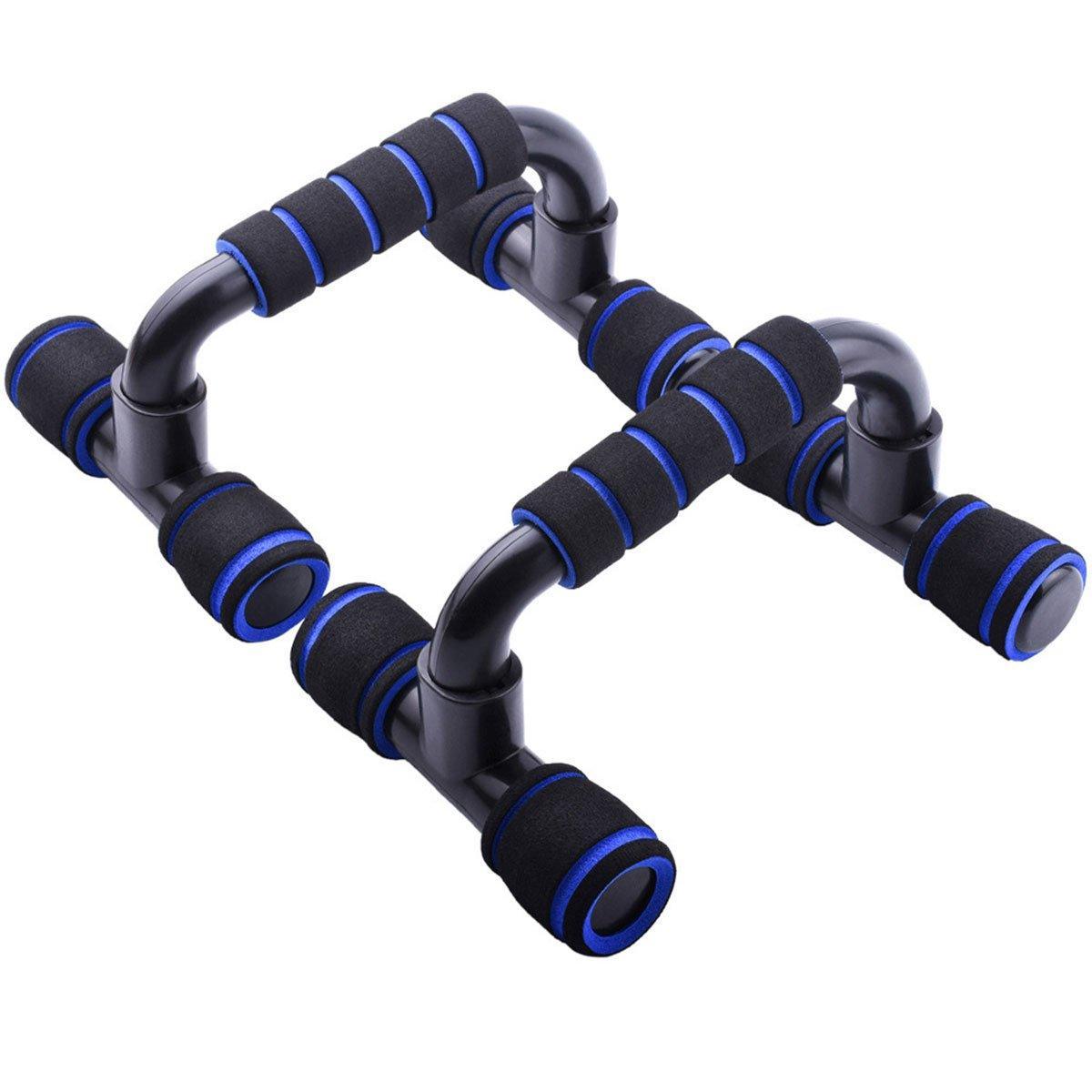 H Shaped Push Up Bars Home Fitness Equipment for Chest Arm Shoulder Training - Orange